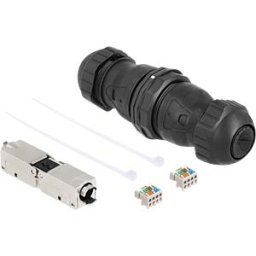 DELOCK 67045 - Cable connector LSA / LSA, Cat.6a, IP68