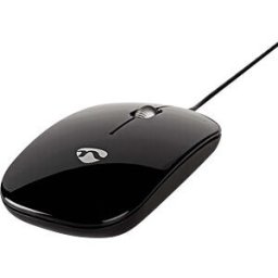 NEDIS N MSWD200BK - Wired Mouse, 1000 DPI, 3-Button, Black