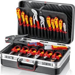 KNIPEX KN 00 21 20 - Tool kit, electrician's tool case, 20 pieces
