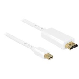 DELOCK 83707 - Mini DisplayPort plug > HDMI-A plug, 2 m, white