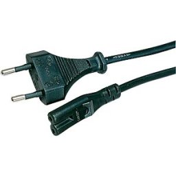 FREI ADC 150 SW - Power cord with Euro plug, 1,5 m, black