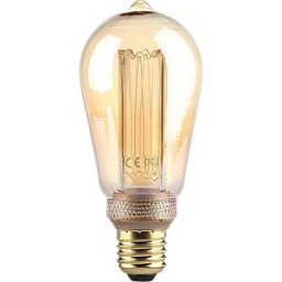 V-TAC VT-217474 - LED filament bulb E27, Edison, 4 W, 200 lm, 1800 K, Edison