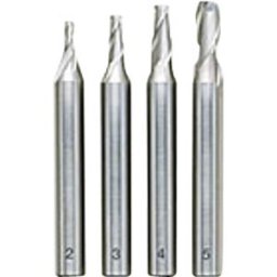PROXXON 24610 - Shaft cutter set, 4-piece, Ø 6 mm shaft