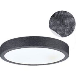 PAULMANN PLM 71055 - Cosara ceiling light fixture, 15 W, 1300 lm, 4000 K, IP44, grey