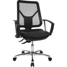 TST AN800BDLSW - Topstar Ergo Steel Net office chair, black