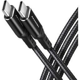 AXAGON AXG BUCM-CM20AB - Sync and charging cable, USB-C > USB-C, 2.0 m