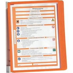 DURABLE 555109 - VARIO® WALL 5 display panel system, set, orange