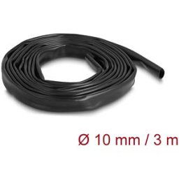 DELOCK 19009 - PVC Insulating Sleeve 3 m x 10 mm black