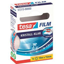 TESA 57315 - Crystal-clear tesafilm®, 10 m x 15 mm, 1 roll