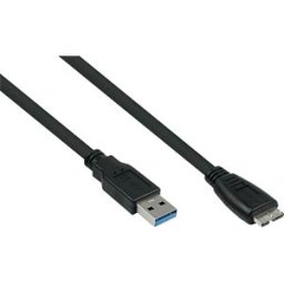 KABELMEISTER KM UK30PAMB018S - USB 3.0 cable, USB-A connector to Micro USB-B connector, 1.8 m