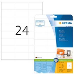 HERMA 4360 - PREMIUM A4 labels 25 sheets/pack