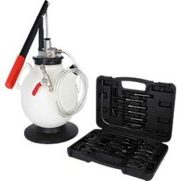 KS TOOLS GMBH KS 150.9105 - Universal transmission oil filling system set with 23-piece adap