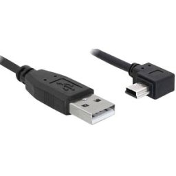 DELOCK 82681 - USB 2.0 A plug > USB mini-B 5-pin plug, angled 1.0 m