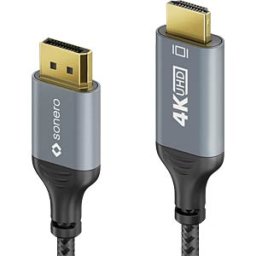 SONERO SON SPC-DP200-30 - DisplayPort to HDMI A plug, 4K 60Hz, 3.0 m