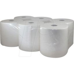FREI HTR 2LG - Paper hand towels, 6 rolls, 190 x 210 mm x 140 m, 2 ply