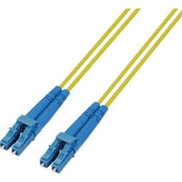 TTL NETWORK TTL 61955D-100M - FO cable, LC duplex / LC duplex, 9/125µ, OS2, yellow, 10m
