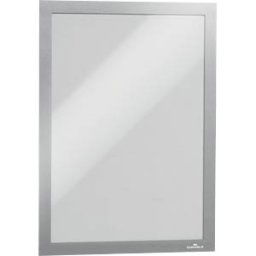 DURABLE 487223 - Infoframe, A4, self-adhesive, folding, silver, 2 pieces