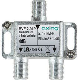 AXING BVE 2-01P - 2-way splitters 5…1218 MHz