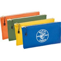 KLEIN TOOLS KLT 5140 - Canvas Bag 4 Pk Olive/Orange/Blue/Yellow