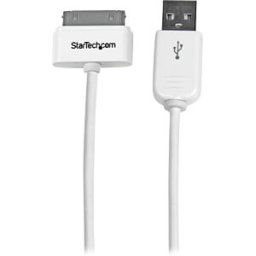 STARTECH.COM ST USB2ADC1M - Data and charging cable, USB-A > dock, 1 m, white