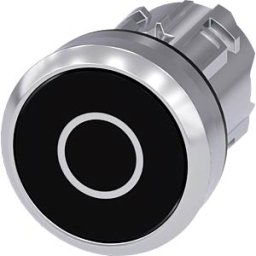 SIEMENS ACT50 0AB10-0AD0 - SIRIUS ACT push button, Ø 22 mm, black, ''O''