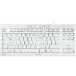 CHERRY JK-8600DE-0 - Keyboard, USB, white, compact, German