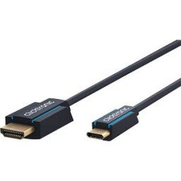 CLICKTRONIC CLICK 44929 - Adapter cable, USB-C > HDMI, 4K 60Hz, blue, 2,0 m