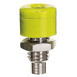 FREI EBV 26 GE - Miniature panel jack, 2.6 mm, yellow