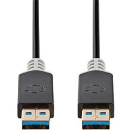 NEDIS N CCBW61000AT20 - USB 3.0 Cable, A male > A male, 2 m
