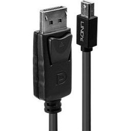 LINDY 41646 - Mini DP to DP 1.2 cable, 4K 60 Hz, 2.0 m