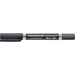 STAEDTLER 3489BK - Workshop markers, 0.6 and 1.5 mm, black
