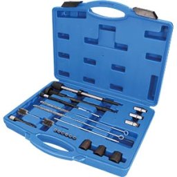 BRILLIANT TOOLS BT 0551300 - Injector seat and shaft cleaning kit, 21 pieces