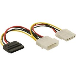 DELOCK AK 3197 - S-ATA straight power adapter, +5.25