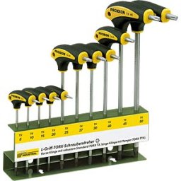 PROXXON 22652 - L-handle screwdriver set, TX/TTX, 10 pieces