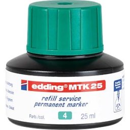 EDDING MTK25004 - Refill ink, permanent marker, MTK 25, green