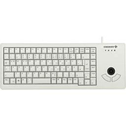 CHERRY G84-5400LUMEU-0 - Keyboard - USB - gray - compact - trackball - US
