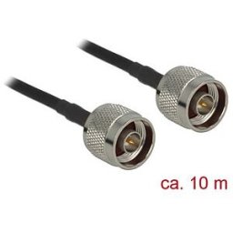 DELOCK 90424 - Antenna Cable N plug to N plug LMR195 10 m low loss