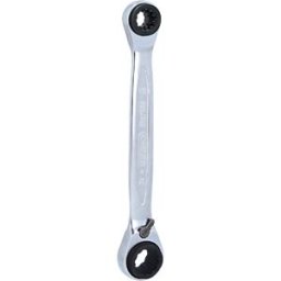 KS TOOLS GMBH KS 503.4565 - Reversible double ratchet ring wrench, 4in1