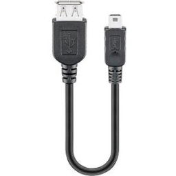 GOOBAY 95006 - USB 2.0 cable, A socket to mini B connector, 0.20 m.