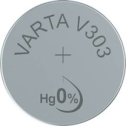 VAR 303 - VARTA silver oxide button cell, 160 mAh, 11,6 x 5,4 mm