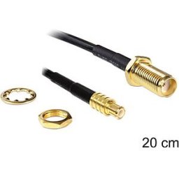 DELOCK 88578 - HF antenna cable, SMA socket > MCX plug, 20 cm