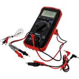KS TOOLS GMBH KS 150.1480 - Digital multimeter including test probes and crocodile clips