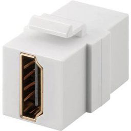 GOOBAY 90856 - Keystone module HDMI™-A female / female, flush, white