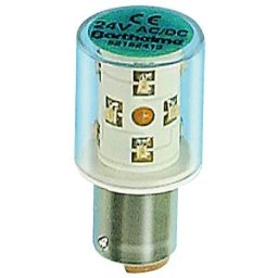 BARTHELME L 5215-24 RT - LED light, BA15d, red, 24 V, 477 mcd, Ø22 mm, 360°