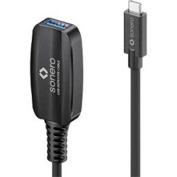 SONERO SON-XU3020-050 - USB 3.0, active extension, C/A, black, 5 m