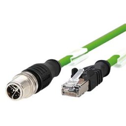 METZ CONNECT M12 RJ45 VBL802 - Connecting cable M12-RJ45, 8-pin, 2 m