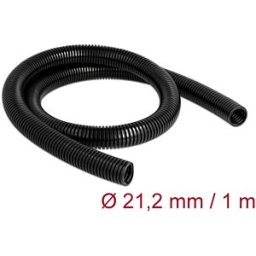 DELOCK 60458 - Cable protection sleeve 1 m x 21.2 mm black
