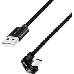 LOGILINK CU0192 - Sync and charging cable, USB-A -> USB-C, 180°, 1 m