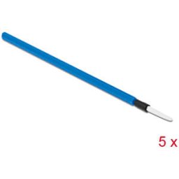 DELOCK 86780 - Fiber optic cleaning stick, 5 pieces