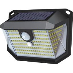 LUXULA LX-LXSO400120 - Solar wall light, PIR light sensor, 3 light modes, IP44
